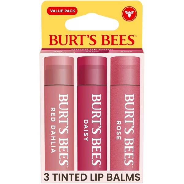 [NOELS-DEMO-012] Burt’s Bees Tinted Lip Balm — 3 Pack